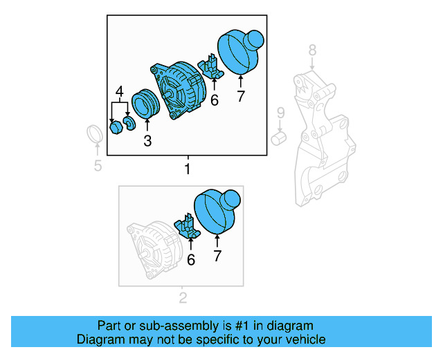 Alternator 07K-903-023-A - View 11