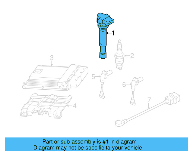 Ignition Coil 07K-905-715-G - View 55