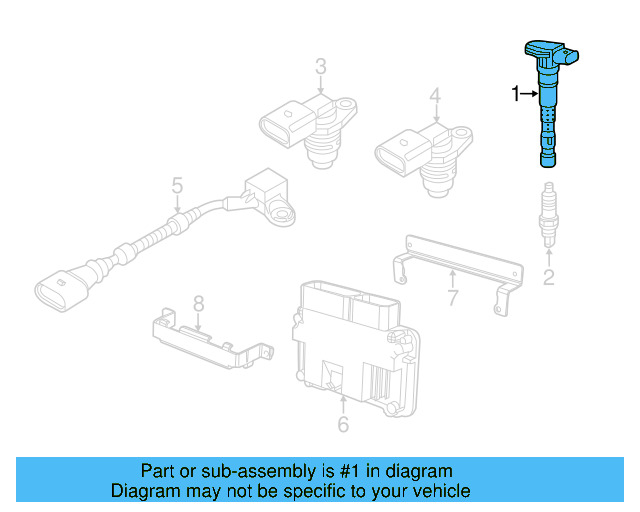 Ignition Coil 07K-905-715-G - View 11
