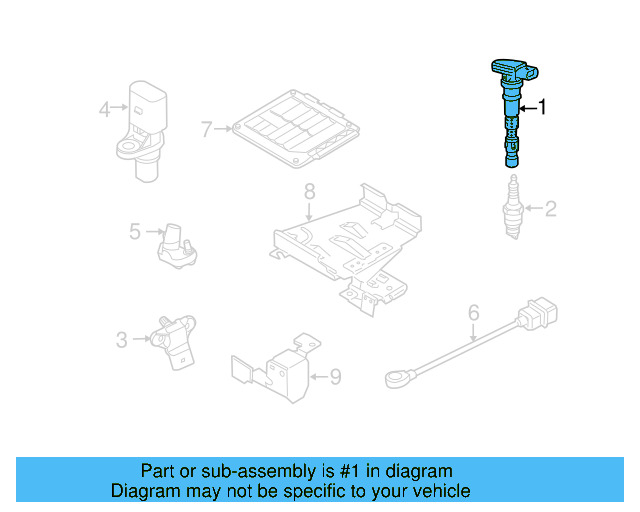 Ignition Coil 07K-905-715-G - View 45