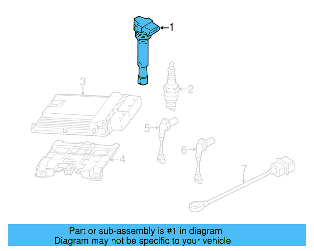 Ignition Coil 07K-905-715-G - View 50