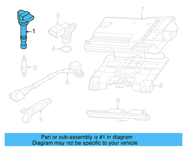 Ignition Coil 07K-905-715-G - View 52