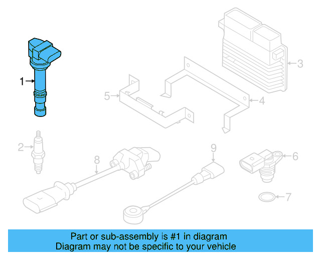 Ignition Coil 07K-905-715-G - View 19