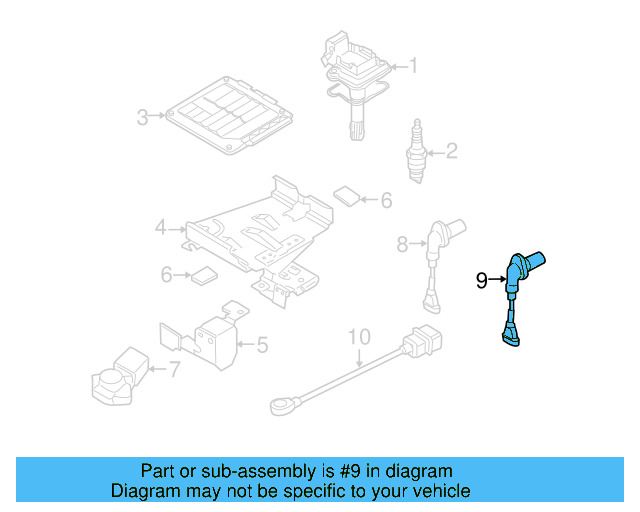 Crankshaft Position Sensor 07K-906-433-B - View 26