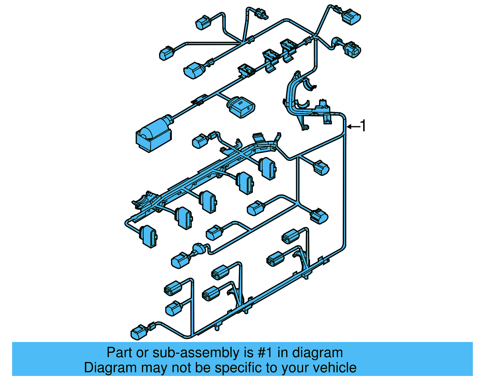 Engine Harness 07K-971-627-D - View 12
