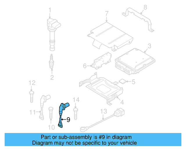 Engine Camshaft Position Sensor 07L-905-163-C