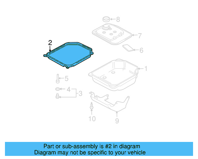 Transmission Oil Pan Gasket 096-321-370 - View 37