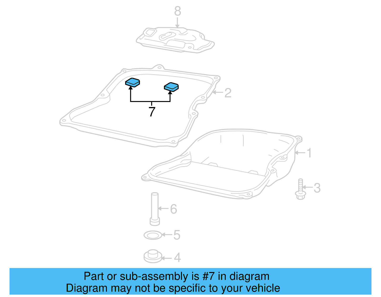 Transmission Oil Pan Magnet 09D-321-368 - View 19