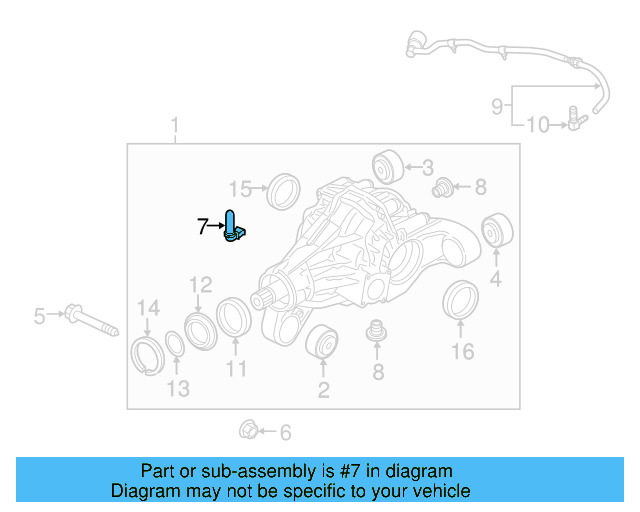 Stabilizer Link Nut N-104-029-04 - View 31