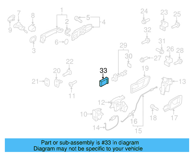 Door Check Cover 5N0-837-267 - View 11