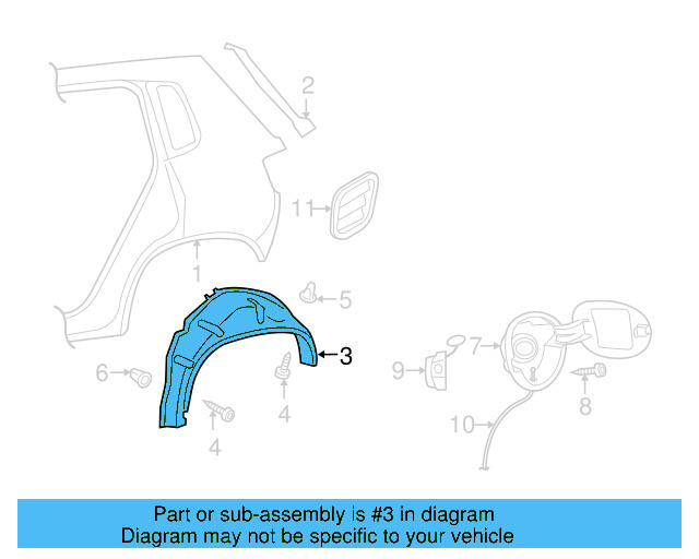 Fender Liner Retainer Nut N-908-338-01 - View 209