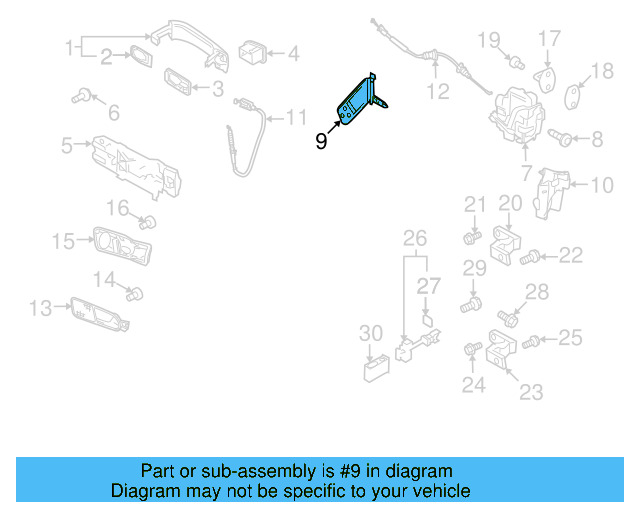 Retaining Bracket 5N0-839-767-B
