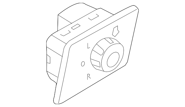 Mirror Switch 561-959-565-B-XSH