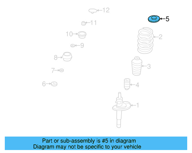 Spring Seat 1J0-412-341 - View 11