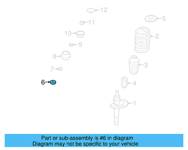 Suspension Strut Bearing 1J0-412-249 - View 17