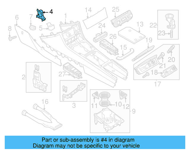 Holder 3C1-863-496 - View 6