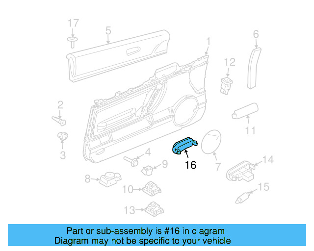 Courtesy Lamp 1J0-947-411-E - View 9