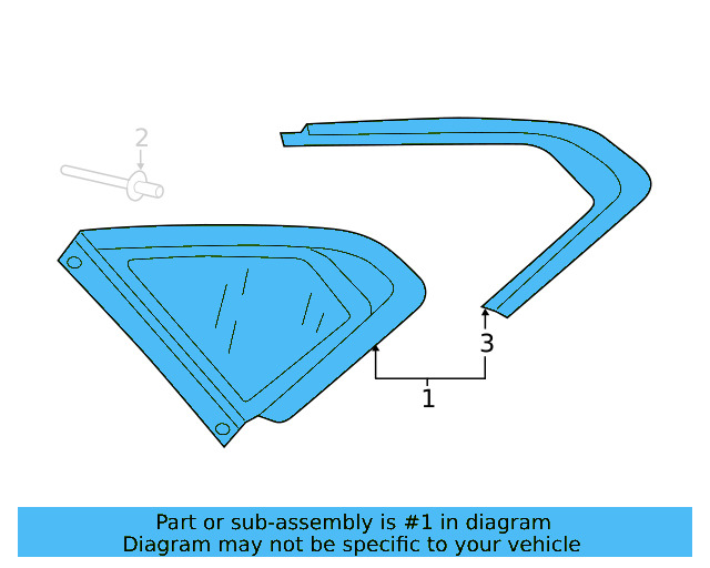 Side Windo 3G8-845-297-P-NVB - View 3
