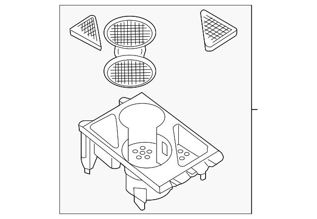 Cup Holder 3C0-862-531-D-R48