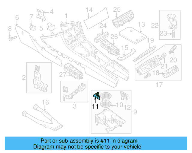 Storage Box Insert 3C0-863-416-9B9 - View 5