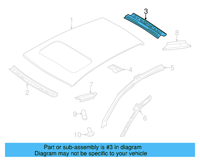 Rear Header 5C6-817-163 - View 4