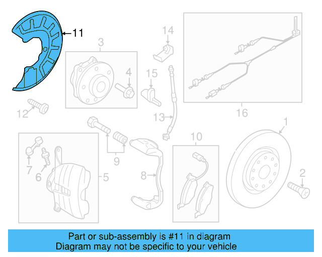 Splash Shield 1K0-615-312-F - View 27