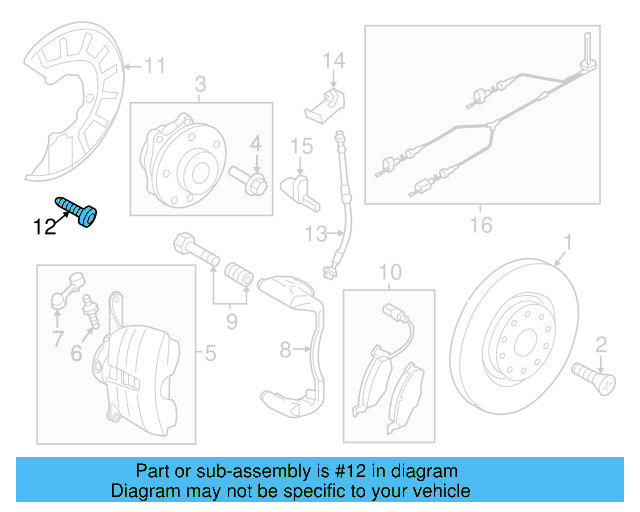 Splash Shield Bolt WHT-005-227 - View 20