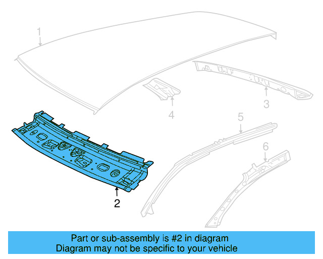Windshield Header 5C6-817-123
