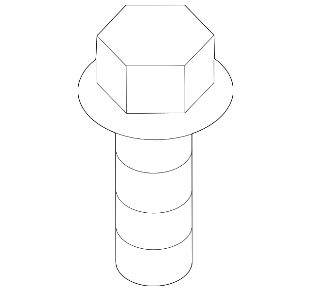 Bumper Cover Mount Bolt WHT-003-954 - View 80