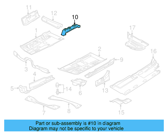 Seat Mount 3C0-802-570 - View 3