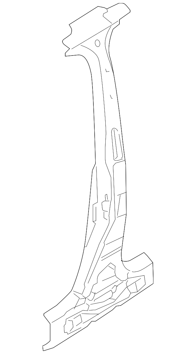 Hinge Pillar Reinforced 1K5-809-203 - View 12