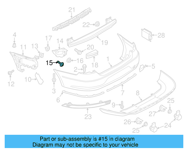Upper Mount Bolt N-908-082-01 - View 8