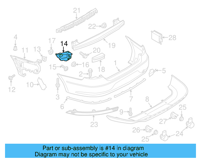 Inner Support 3C8-807-393-D - View 3