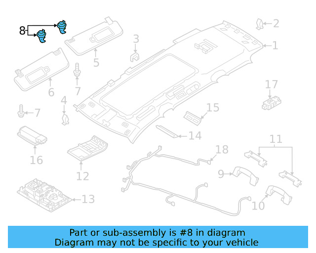 Grip Handle 2G0-857-643-ZA2 - View 3