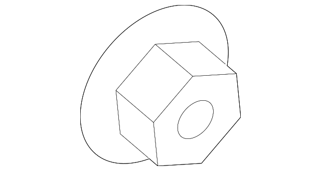 Bumper Cover Support Rail Nut N-910-189-01 - View 53