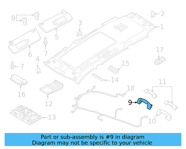 Grip Handle 2G0-857-607-ZA2 - View 16