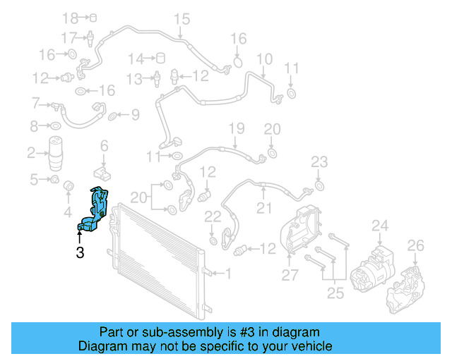 Mount Bracket 5QE-820-196-C