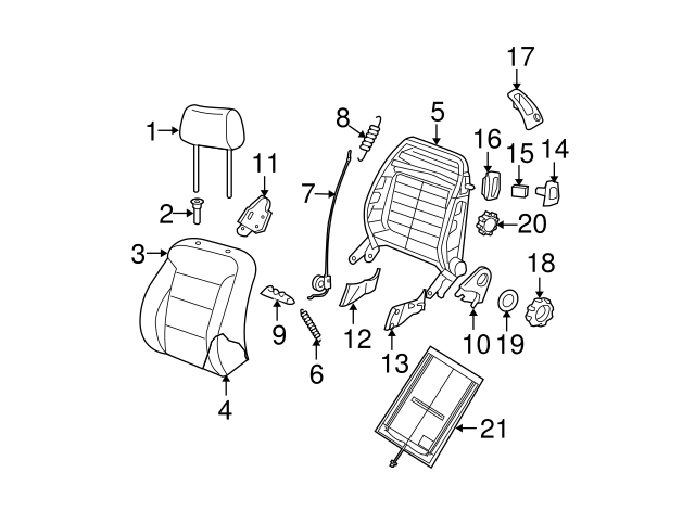 Release Handle Clip 6H0-881-635 - View 13