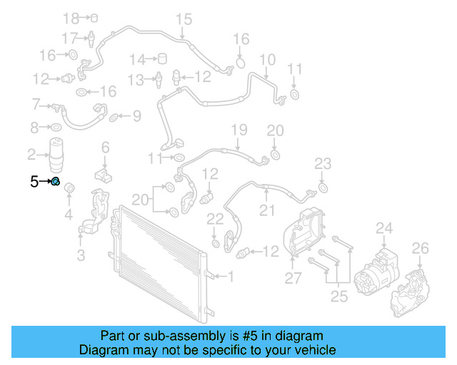 Mount Bracket Bushing 4E0-903-127 - View 12