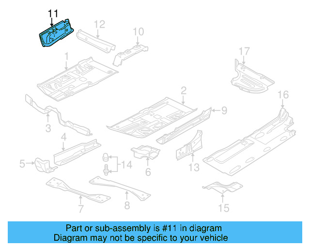 Seat Mount 3C0-802-381 - View 6