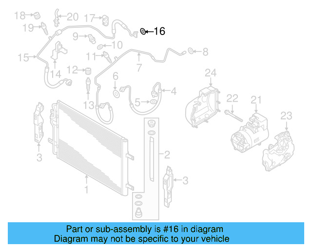 A/C Refrigerant Line O 4E0-260-749-A - View 56