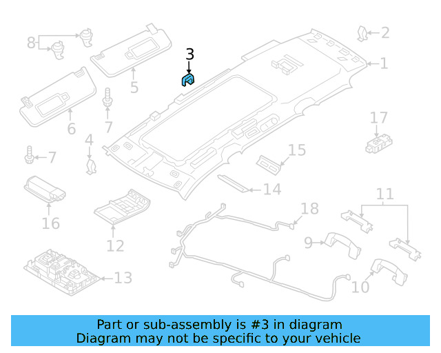 Lower Center Pillar Trim Clip 510-867-276-A - View 14