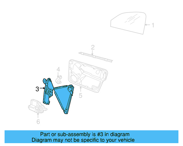 Window Regulator 1Y0-837-461-F - View 7