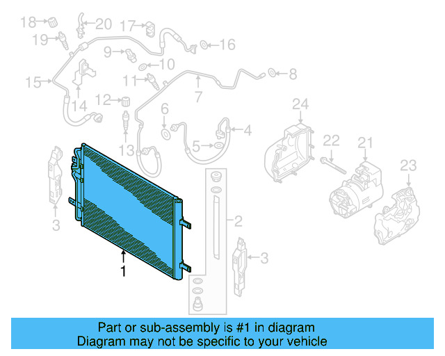 Condenser 5QE-816-411-L