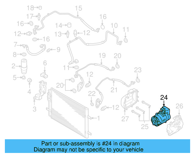 Compressor 5QE-816-803-K - View 3