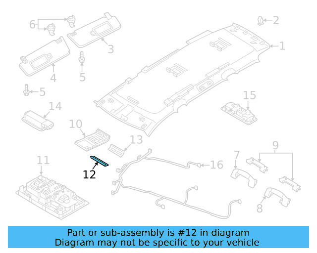 Front Trim 3CM-867-927-82V - View 2