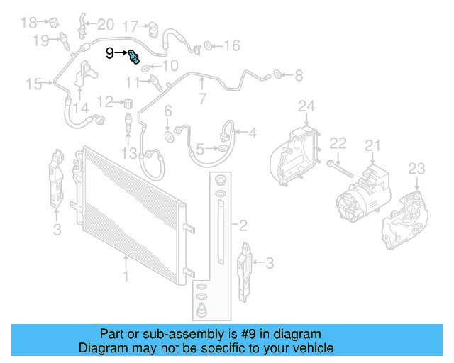Pressure Sensor 4H0-959-126-C - View 28