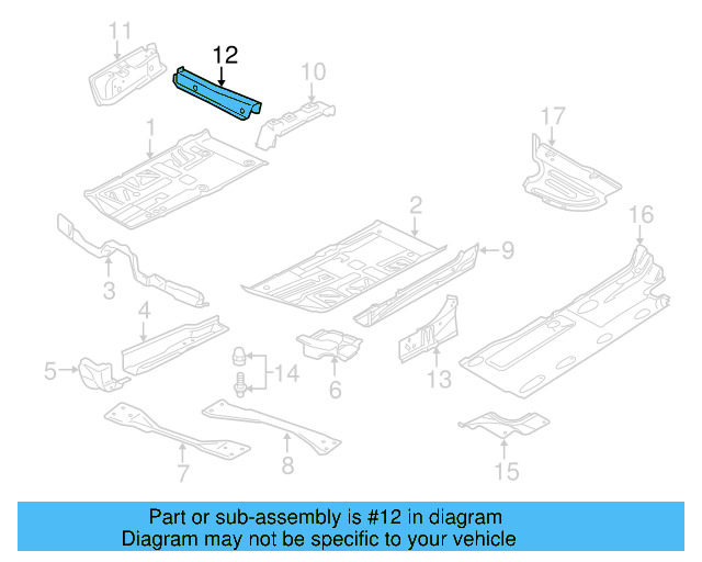 Seat Support 3C0-803-234 - View 4