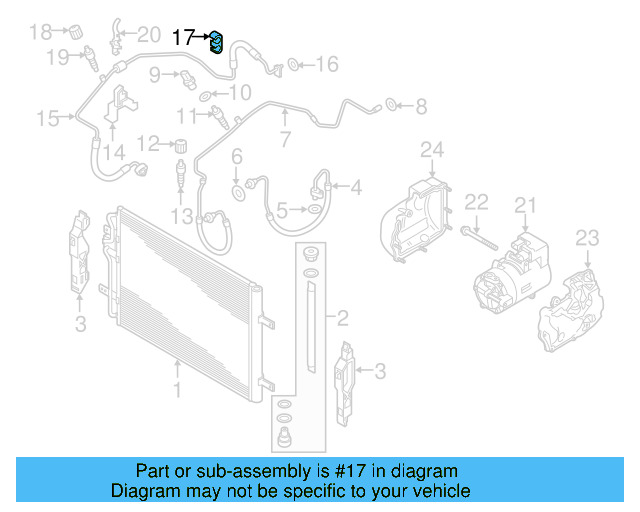 A/C Service Valve Core 8E0-820-855 - View 81