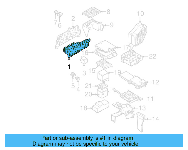 Relay & Fuse Plt 8L0-941-822 - View 15